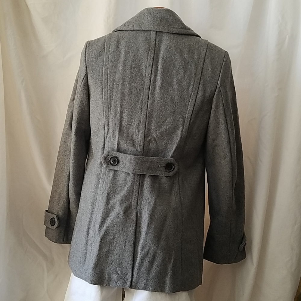 *SOLD* St John's Bay Double Breasted Pea Coat Medium - Picture 2 of 8